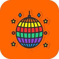 diseño de icono de vector de bola de discoteca