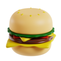 Burger Essen 3d png