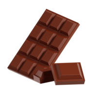 Chocolat nourriture 3d png