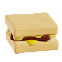 Sandwich Food 3D png