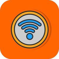 diseño de icono de vector de señal wifi