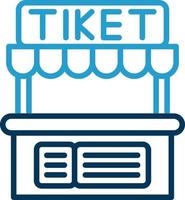 Ticket Office Vector Icon Design