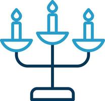 Candelabra Vector Icon Design