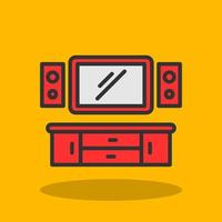 Home Theater Vector Icon Design