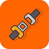 Seat Belt Vector Icon Design