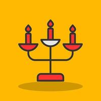 Candelabra Vector Icon Design