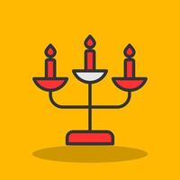 Candelabra Vector Icon Design