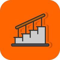 Stairs Vector Icon Design