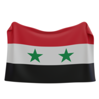 3d Syrien National Flagge png