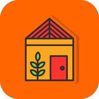 Greenhouse Vector Icon Design