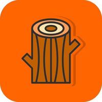 Log Vector Icon Design