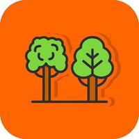 Trees Vector Icon Design