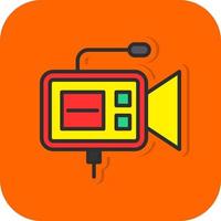 Video Camera Vector Icon Design