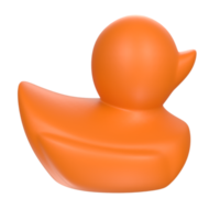 Pato animal aislado en transparente png