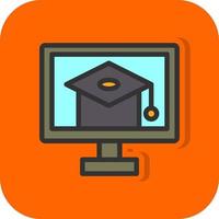 E Learning Vector Icon Design