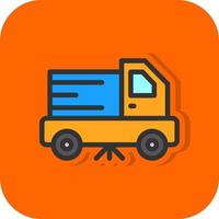 Street Sweeper Vector Icon Design