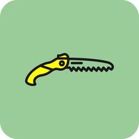 Sawing Vector Icon Design