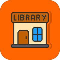 diseño de icono de vector de biblioteca