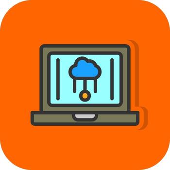 diseño de icono de vector computacional