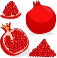 Sweet juicy tasty natural eco product pomegranate png