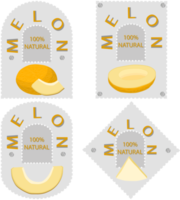 zoet sappig smakelijk natuurlijk eco Product meloen png