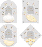 Sweet juicy tasty natural eco product garlic png