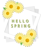 Collection accessory for celebration holiday hello spring png