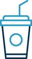 Plastic Cup Vector Icon Design