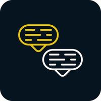 Chat Bubble Vector Icon Design