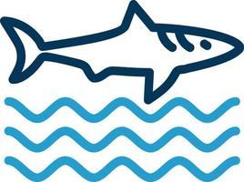 Shark Vector Icon Design