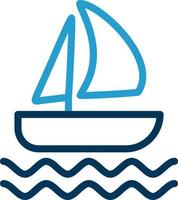 Sailboat Vector Icon Design