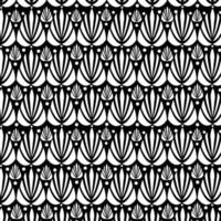 Black white polygon Doodle shapes Abstract seamless pattern Doormat Modern stylish abstract texture print pattern vector