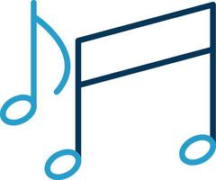 Musical Notes Vector Icon Design