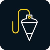 Plumb Bob Vector Icon Design