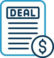 Business Deal Vector Icon Design