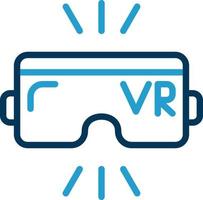 diseño de icono de vector de realidad virtual