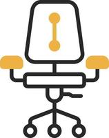 Desk Chair Vector Icon Design