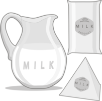 süßes schmackhaftes Natur-Öko-Produkt Milch png