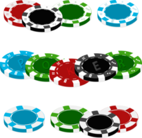 Collection accessory for sport game casino png