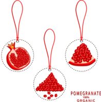 Sweet juicy tasty natural eco product pomegranate png