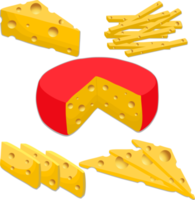 Various sweet tasty cheese png