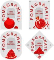 ljuv saftig gott naturlig eco produkt granatäpple png