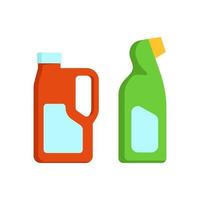 Cleaning products. Products for cleaning home, gloves. Vector illustration in flat style.