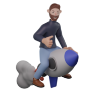 Geschäft Person Starten Anfang 3d png