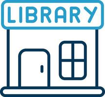 diseño de icono de vector de biblioteca