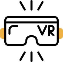 diseño de icono de vector de realidad virtual