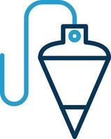 Plumb Bob Vector Icon Design