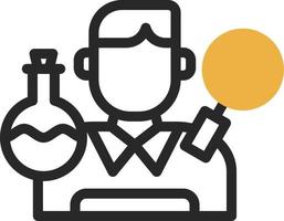 Researcher Vector Icon Design