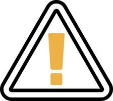 Caution Vector Icon Design