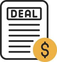 Business Deal Vector Icon Design